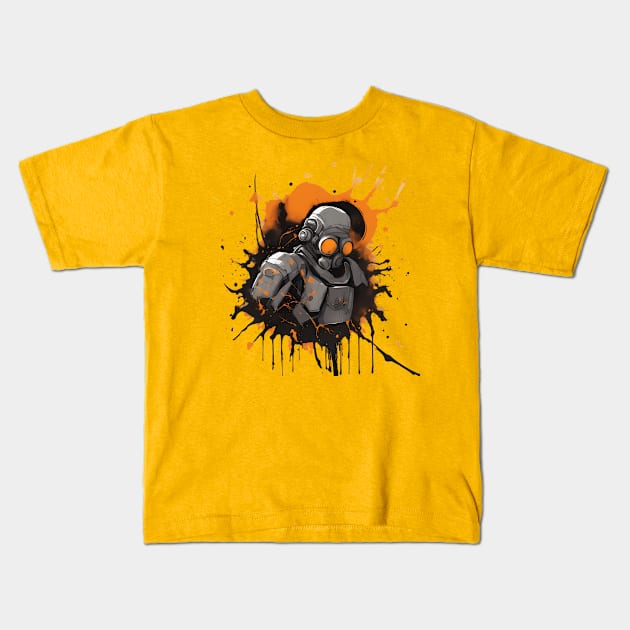 Gamer's Spill The Half Life Splatter Kids T-Shirt by trubble